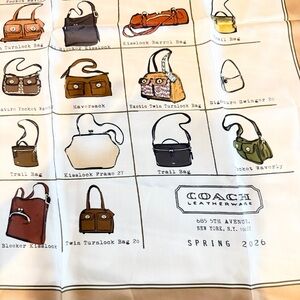 COACH product scarf 34” square